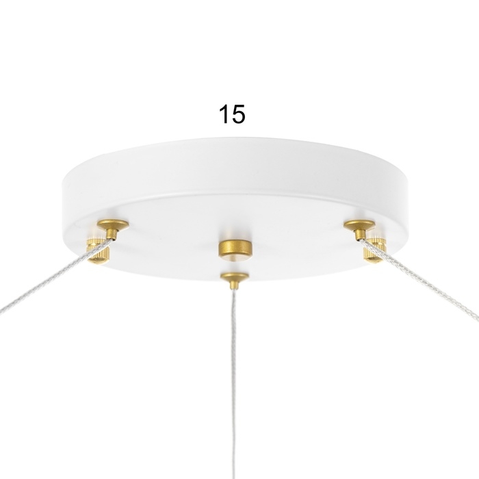 Люстра Люстра "Моника" 6хLED 144Вт 3000-6000К бело-золотой 78х78х100 см