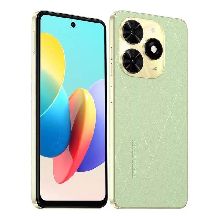 Смартфон TECNO Spark 20C, 6.56 Смартфон TECNO Spark 20C, 6.56", 8Гб, 128Гб, 50Мп, 8Мп, 2sim, 5000мАч, NFC, зеленый