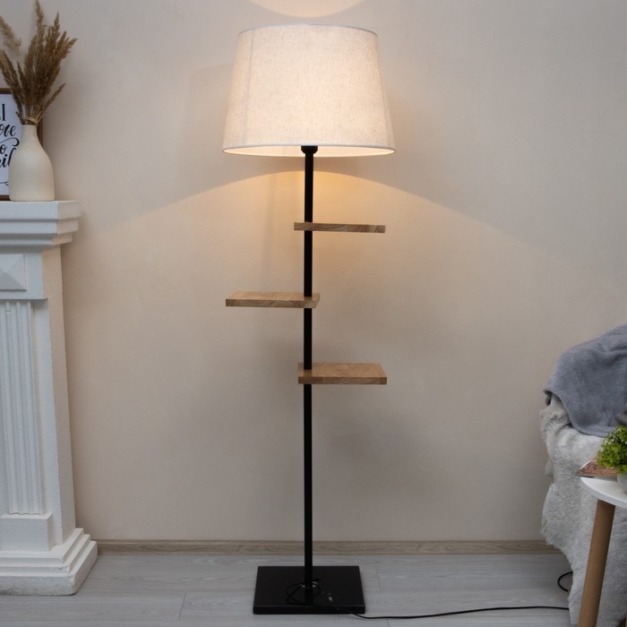 Торшер 19074/1 E27 40Вт черный 40х20х170 см