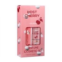 Подарочный набор косметики женский Lost Cherry: гель для душа, 250 мл + парфюмерная вода, 33 мл