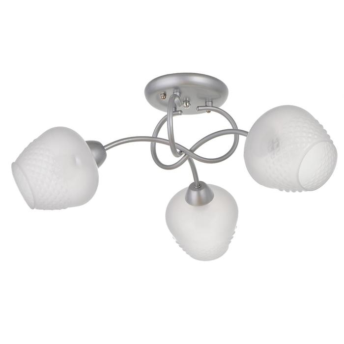 Люстра 1085/3SL 40Вт Е27 серебро 54х54х24 см BayerLux