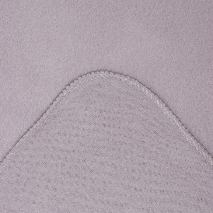 Плед IDEASON «Серый», 150х200см, флис 135 гр/м, полиэстер