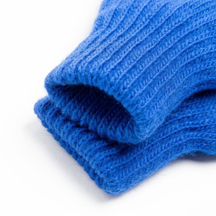 Варежки двойные детские, цвет синий, размер 12 (3-6 лет) Варежки двойные детские, цвет синий, размер 12 (3-6 лет)