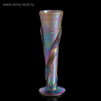 Ваза интерьерная "Iris Leaf Glass", 33 см