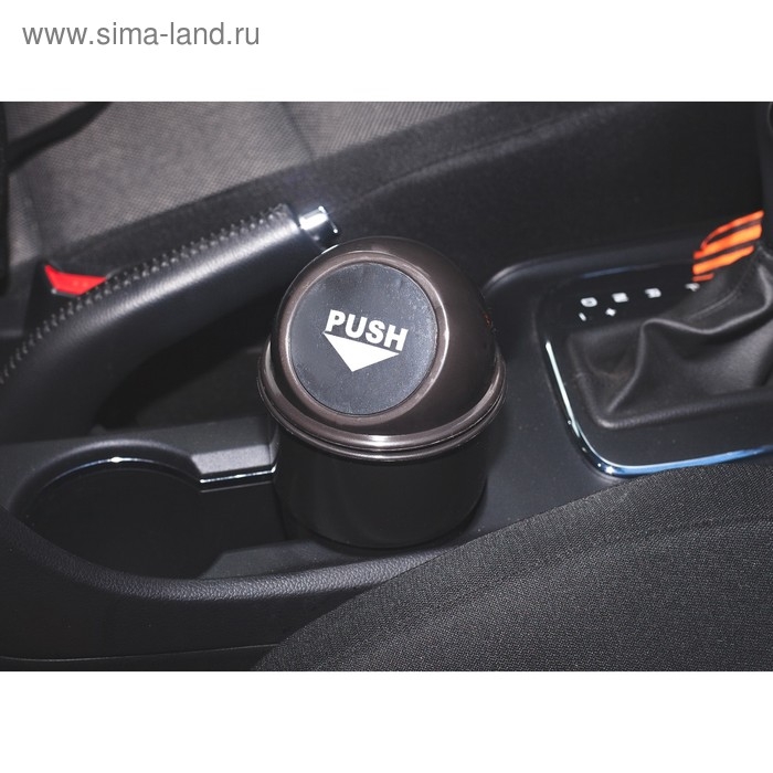 Контейнер для мусора TORSO в подстаканник, чёрный Контейнер для мусора TORSO в подстаканник, чёрный