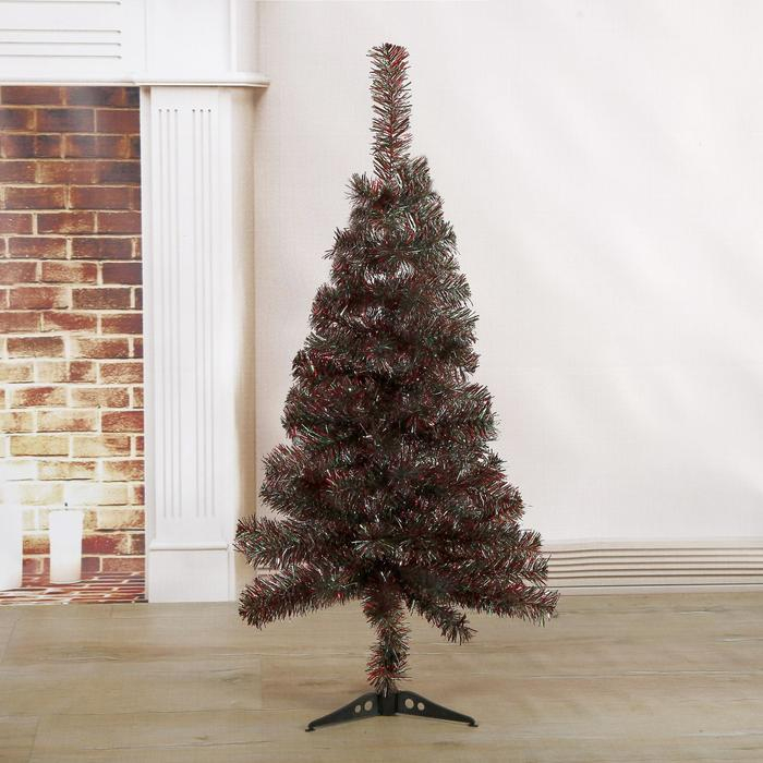 Ёлка радуга с красным 90 см, d иголок 6 см, веток 90 шт, пласт подставка Ёлка радуга с красным 90 см, d иголок 6 см, веток 90 шт, пласт подставка