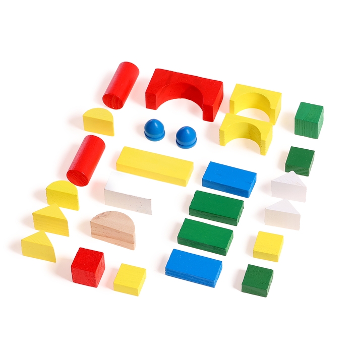 Конструктор малый «Строим город», 26 деталей Конструктор малый «Строим город», 26 деталей