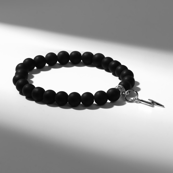 Браслет с подвеской МИКС шар №8 Браслет с подвеской МИКС шар №8 "Шунгит", 5,5см