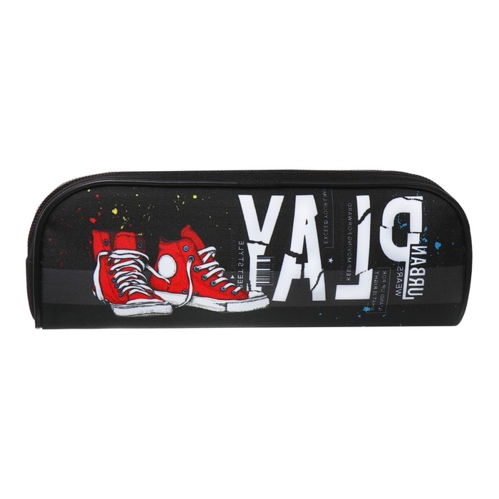 Пенал мягкий 1 отделение, 210 x 80 x 40 мм, Calligrata, с наполнением 4 предмета, Пенал мягкий 1 отделение, 210 x 80 x 40 мм, Calligrata, с наполнением 4 предмета, "Play", для мальчиков