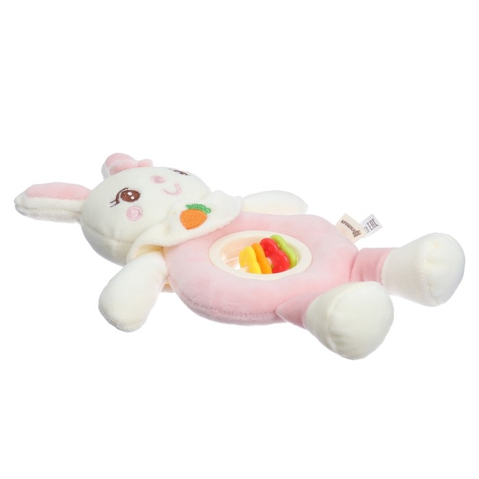 Игрушка-погремушка мягкая «Милая зайка», Крошка Я Игрушка-погремушка мягкая «Милая зайка», Крошка Я