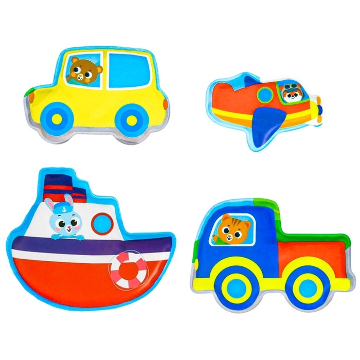 Игрушка развивающая для ванны «Соответствие», основа+ 4 стикера, виды МИКС, Крошка Я Игрушка развивающая для ванны «Соответствие», основа+ 4 стикера, виды МИКС, Крошка Я