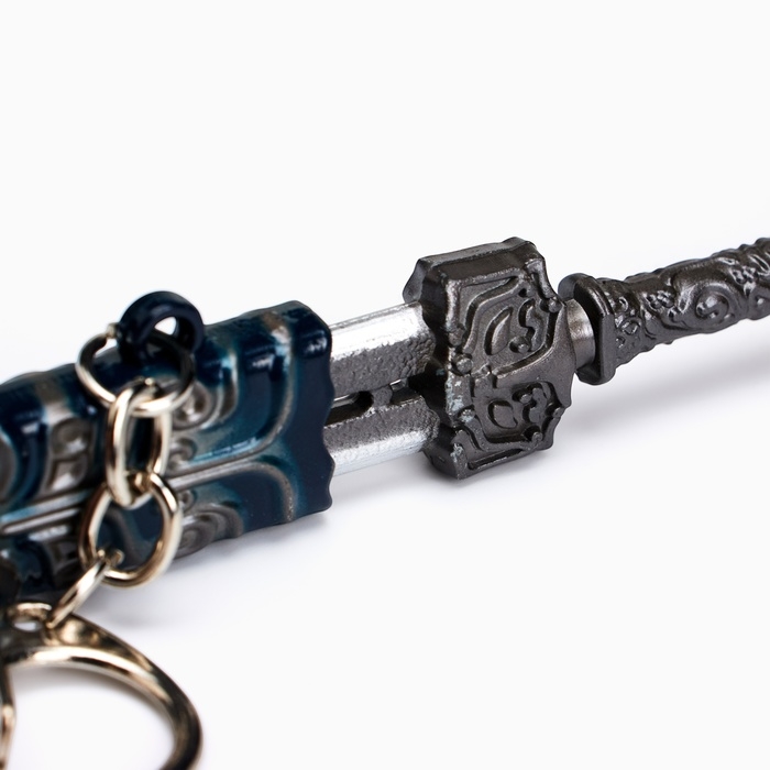 Сувенирное оружие подвесное мини Сувенирное оружие подвесное мини "Меч в стиле аниме", брелок, 20 см, тёмно-синий