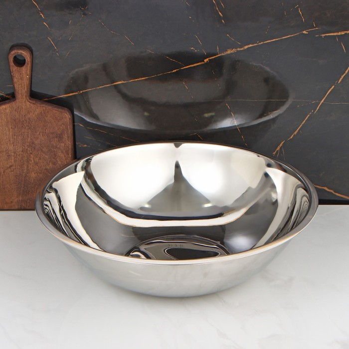 Таз из нержавеющей стали, 17 л, d=50 см Таз из нержавеющей стали, 17 л, d=50 см