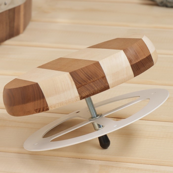 Вентиляционный клапан Вентиляционный клапан "Зебра", D=10см, липа, основание металл