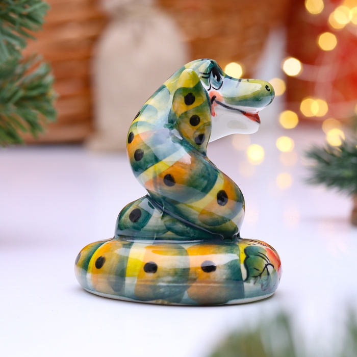 Сувенир Сувенир "Змей", гжель, цвет