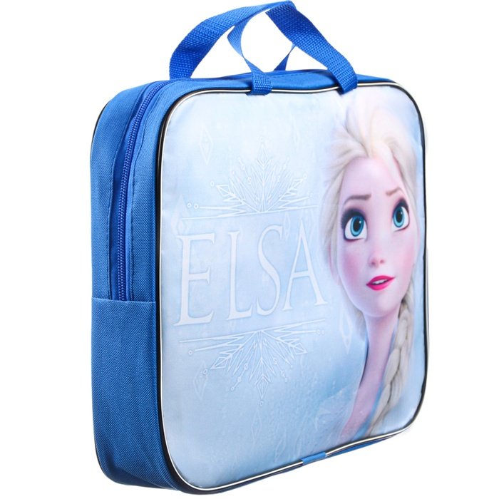 Папка с ручками текстильная А4, 350х270х100 мм, Холодное сердце Папка с ручками текстильная А4, 350х270х100 мм, Холодное сердце