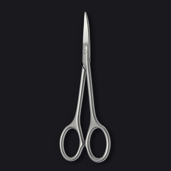 Ножницы маникюрные «Premium», узкие, загнутые, 10,5 см, на блистере, цвет матовый серебристый Ножницы маникюрные «Premium», узкие, загнутые, 10,5 см, на блистере, цвет матовый серебристый