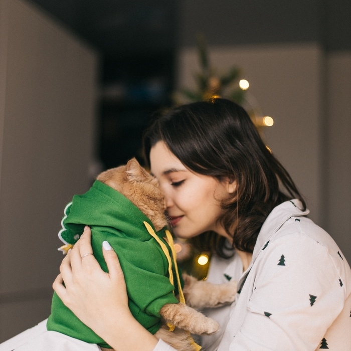 Костюм для животных Костюм для животных "Ёлка", размер XS, зелёный