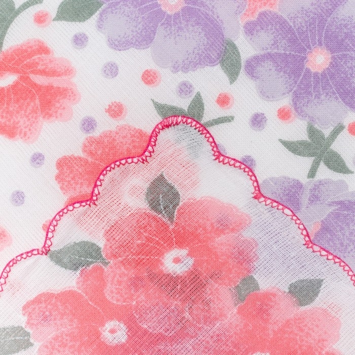 Набор женских носовых платков ЭТНИКА, 30х30- 3 шт, цвет МИКС Набор женских носовых платков ЭТНИКА, 30х30- 3 шт, цвет МИКС