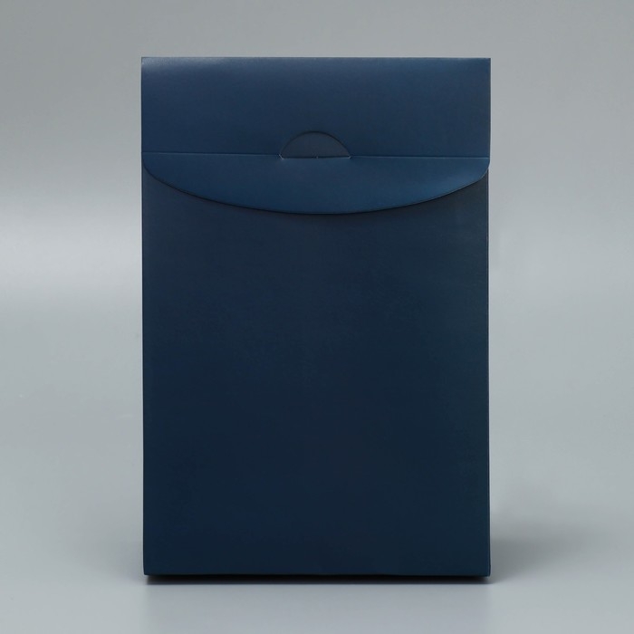 Коробка подарочная новогодняя складная &laquo;С новым годом!&raquo;, 15 х 7 х 22 см, Новый год