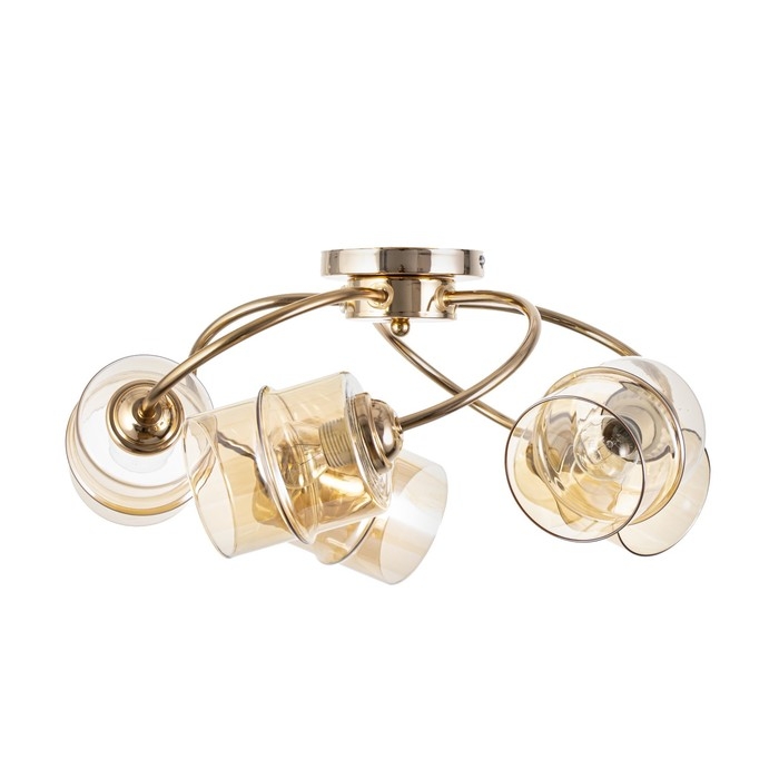 Люстра Люстра "Фокс" 5хЕ27 40Вт золото 58х58х27 см