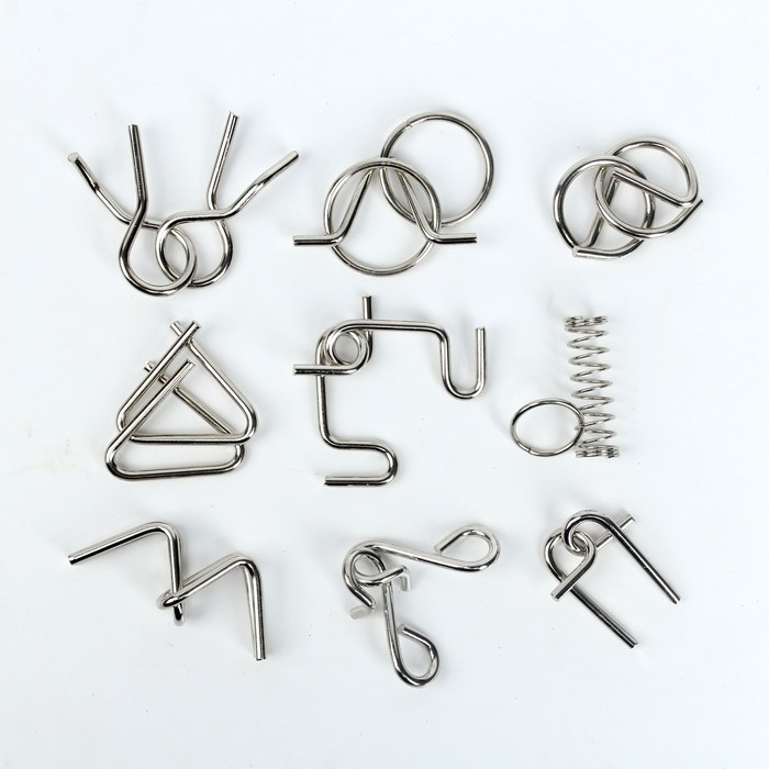 Набор металлических головоломок «Умные гвозди» Набор металлических головоломок «Умные гвозди»