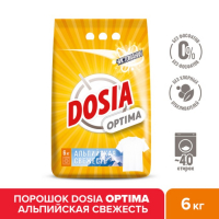 Стиральный порошок Dosia Optima «Альпийская свежесть», автомат, 6 кг