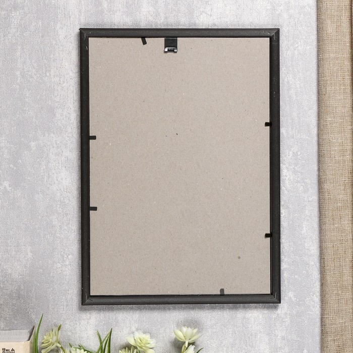 Фоторамка пластик 21х30 см матовое тёмное венге (124) Фоторамка пластик 21х30 см матовое тёмное венге (124)