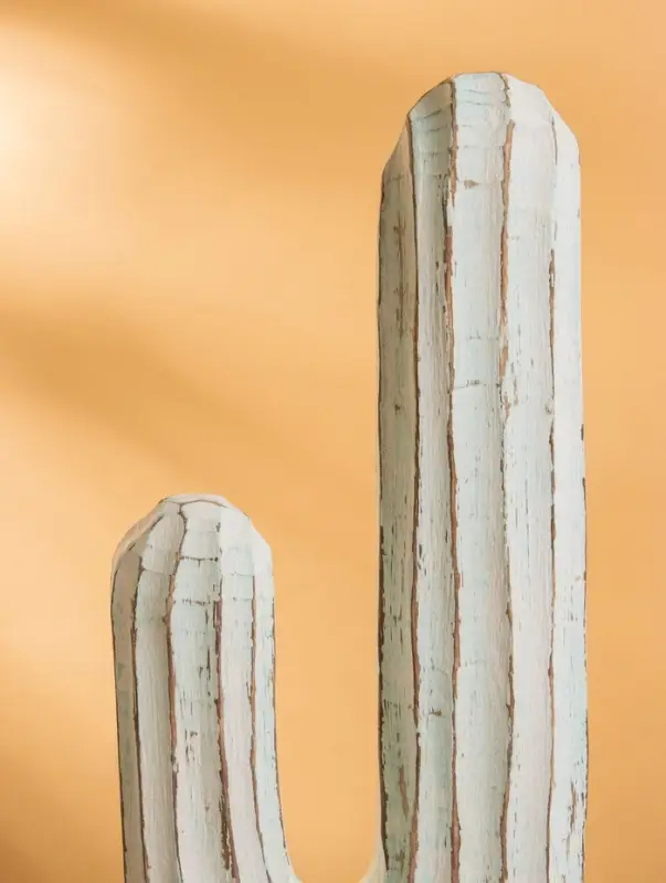 Сувенир «Кактус», 24×9×54 см, дерево, голубой Сувенир «Кактус», 24×9×54 см, дерево, голубой