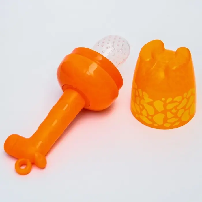 Ниблер для прикорма с силиконовой сеточкой «Жирафик», р-р сеточки M Ниблер для прикорма с силиконовой сеточкой «Жирафик», р-р сеточки M