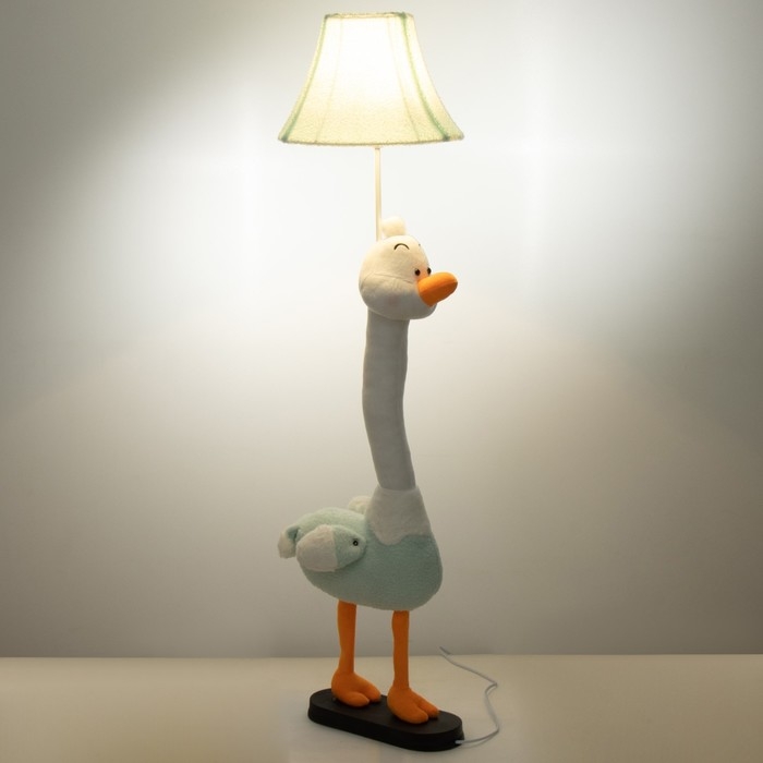 Торшер  Торшер "Гусь" Е27 15Вт синий 40х50х125см