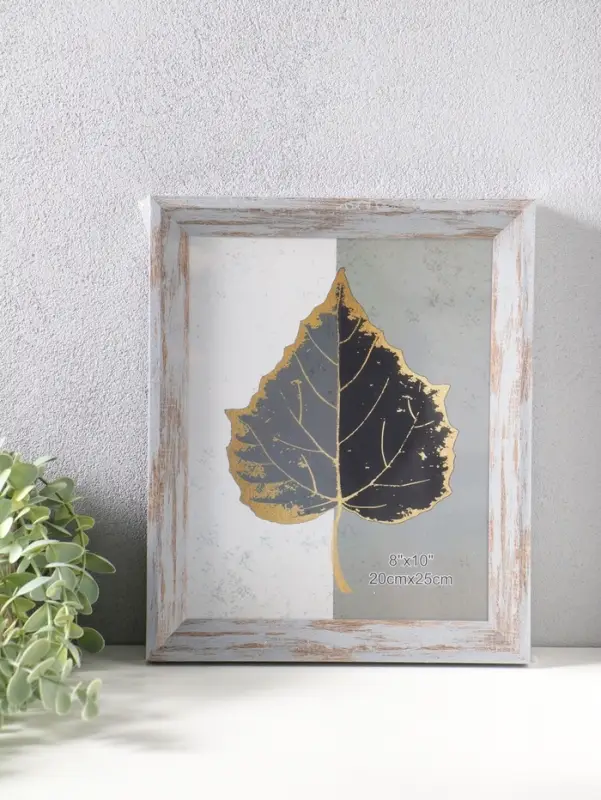 Фоторамка пластик 20х25 см "Прованс" серо-голубой 29х23,7х3 см