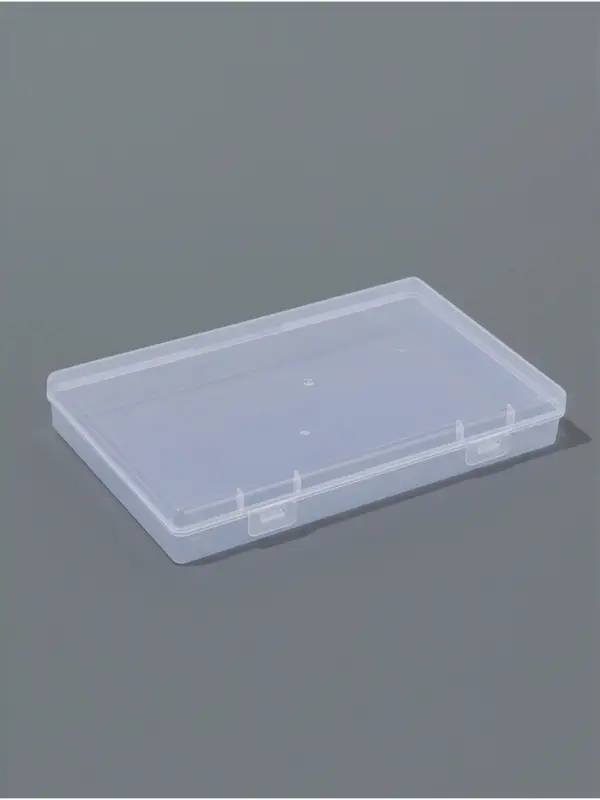 Бокс универс с крышкой 1секц 17,4*10,8*2,6см прозрач пакет накл QF