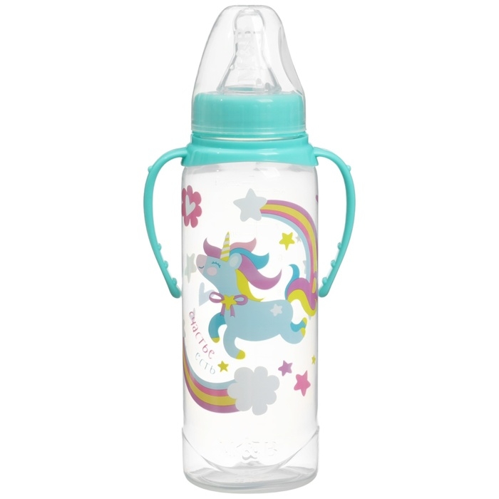 Подарочный детский набор «Волшебная пони»: бутылочки для кормления 150 и 250 мл, прямые, от 0 мес., цвет розовый Подарочный детский набор «Волшебная пони»: бутылочки для кормления 150 и 250 мл, прямые, от 0 мес., цвет розовый