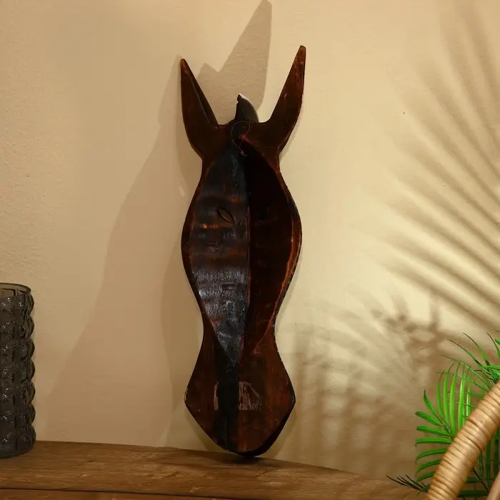 Маска дерево Маска дерево "Зебра" 50х16х7 см