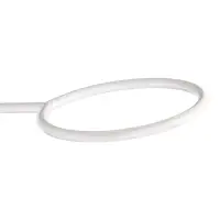 Подвес для кашпо навесной d=10 см,(забор, перила, козырьки) (зацеп 20 мм / 25 мм) белый