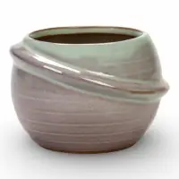 Декоративный горшок для цветов &laquo;Сатурн&raquo;, 6&times;6&times;6 см, керамический, синее, Greengo