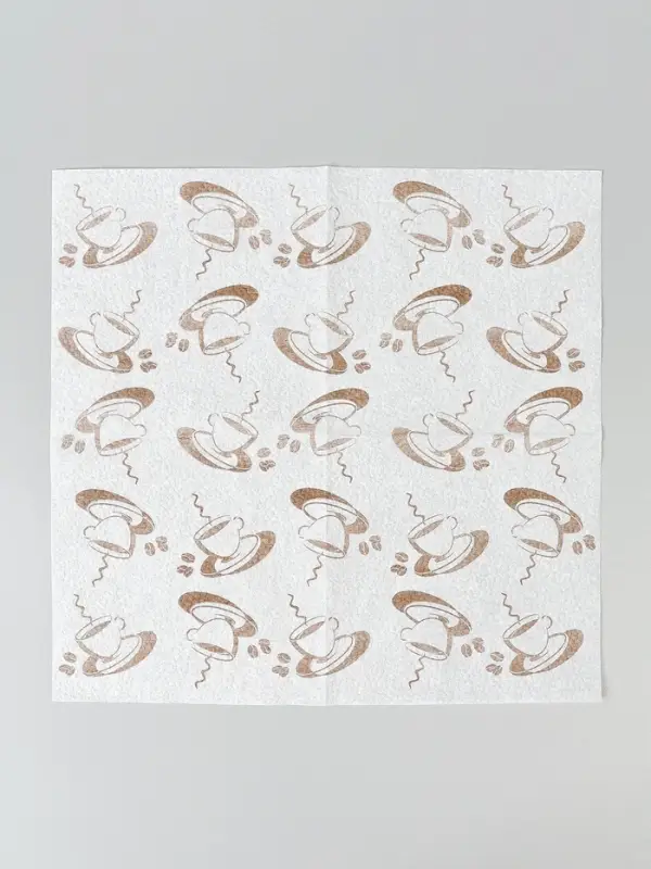 Салфетки бумажные однослойные &laquo;Кофе&raquo;, 24&times;24, 100 шт.