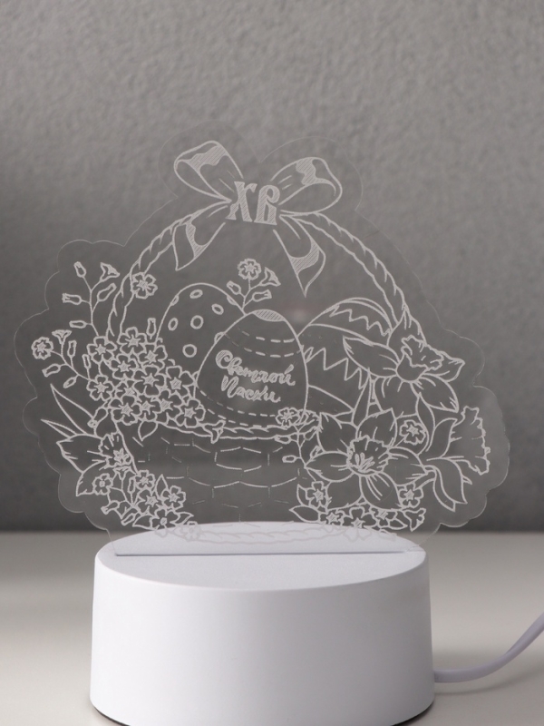 Светильник Светильник "Пасхальная корзинка" LED RGB от сети RISALUX 9,5х17х16,3 см