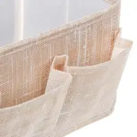 Комплект коробов тм VETTA ЛЁН, текстиль, бежевый, 25х15х12см, 2 шт