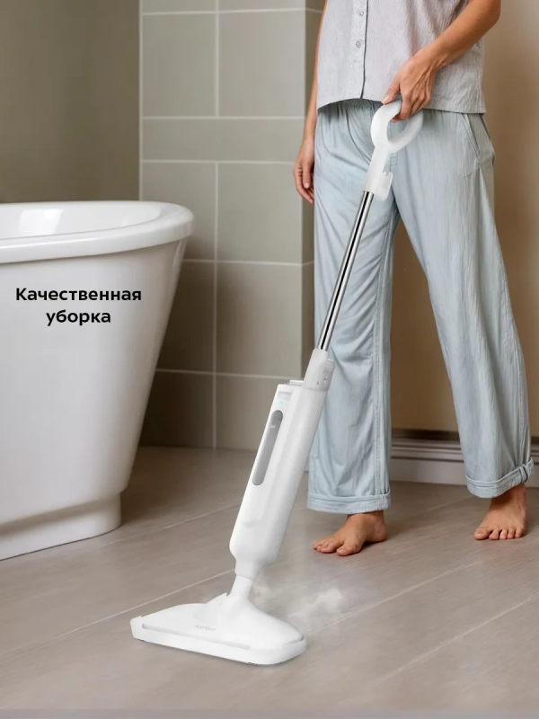 Паровая швабра с насадками КТ-1052 - 1300 Вт - 330 мл Паровая швабра с насадками КТ-1052 - 1300 Вт - 330 мл