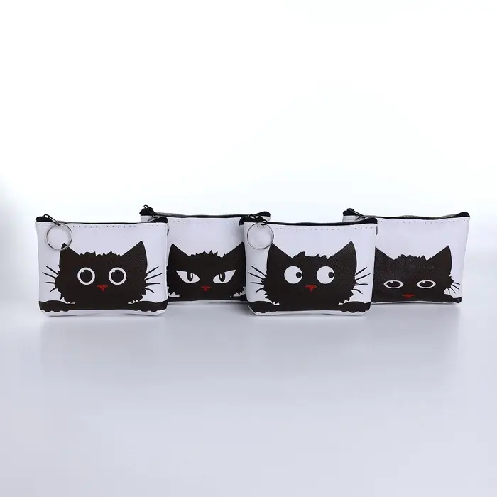 Кошелёк детский &laquo;Котики&raquo;, маленький, монетница, МИКС