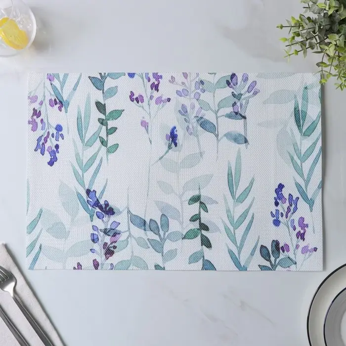 Салфетки сервировочные на стол Доляна &laquo;Весенняя нежность&raquo;, 4 шт., 30&times;45 см