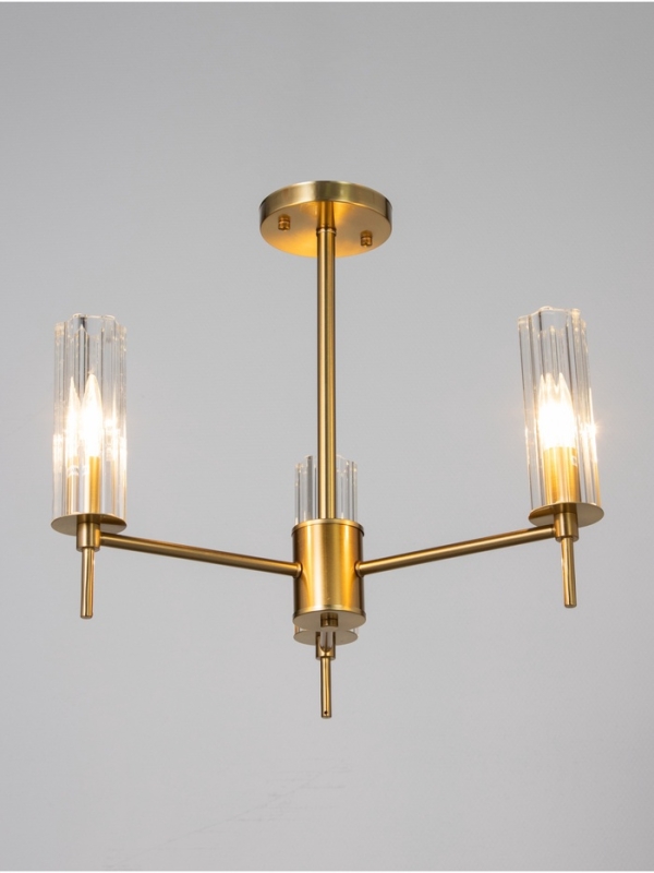 Люстра Люстра "Лондон" 3х40Вт Е27 бронза 51х51х41см