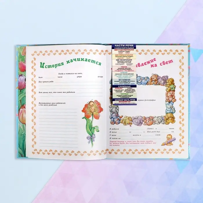 Закладка-памятка «Части речи» 6×18.4 см Закладка-памятка «Части речи» 6×18.4 см