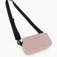 Сумка женская кросс-боди TEXTURA на молнии, 19&times;6&times;10.5 см, розовая