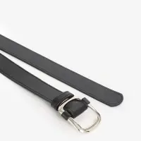Ремень женский, 110&times;2.7 см, пряжка-затяжка металл, серебристая, чёрный