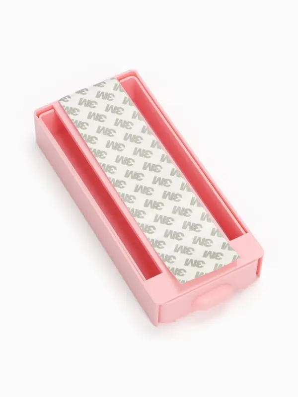 Ящик для хранения, скрытый потайной под стол, 20&times;9&times;4 см, розовый