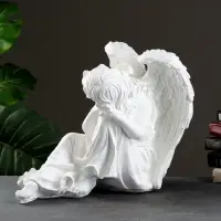 Фигурка светящаяся в темноте &laquo;Ангел-дева сидя&raquo;, 45&times;28&times;36 см