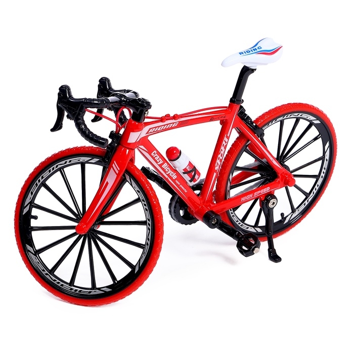 Велосипед металлический Велосипед металлический "Турист", цвет красный